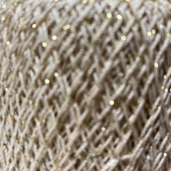 Aunt Lydia's Metallic Crochet Thread Natural - Picture 4 of 5